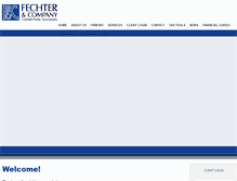 Tablet Screenshot of fechtercpa.com